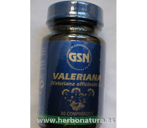 Valeriana 80 comprimidos GSN