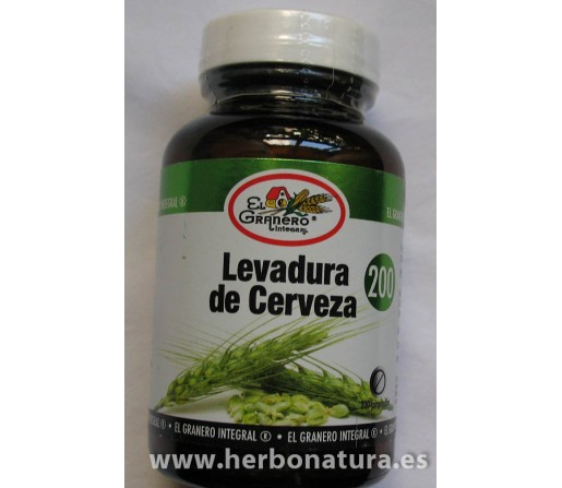 Levadura de cerveza 200 comprimidos GRANERO INTEGRAL
