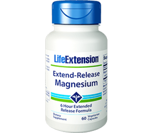 Extend-Release Magnesium, ZümXR® óxido y citrato de magnesio 60 cápsulas vegetales LIFEEXTENSION