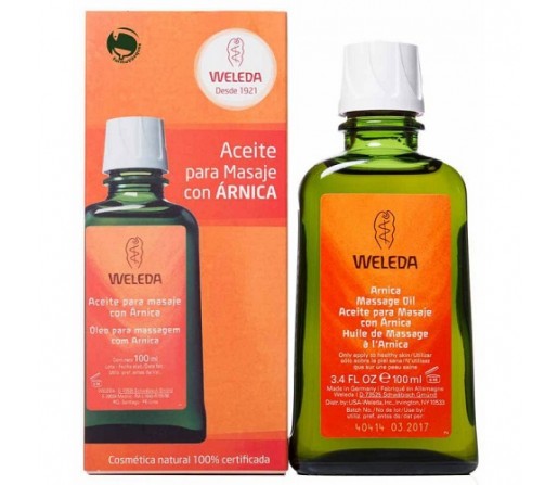 Aceite para Masaje con Arnica, Alivia tensiones y rigidez 100ml. WELEDA