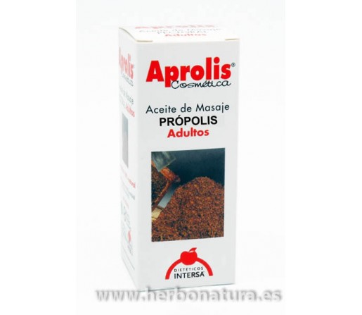 Aceite Masaje Balsámico de Própolis Adultos Aprolis 100ml. INTERSA