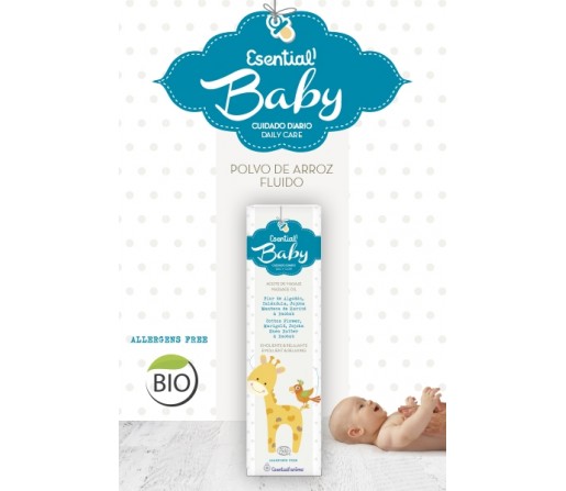 Aceite de Masaje Relajante baby Ecológico Bebe 100ml. ESENTIAL AROMS
