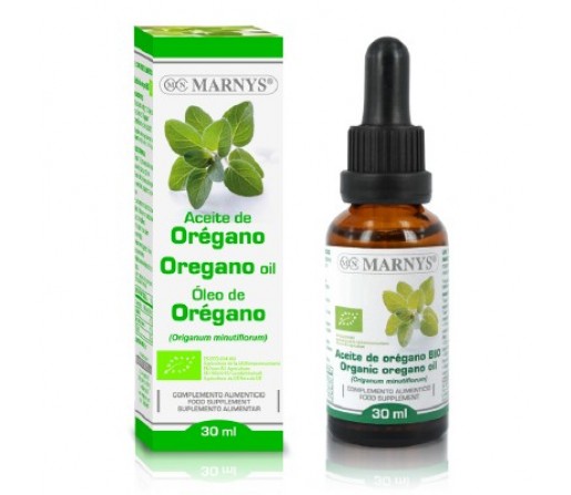 Aceite Orégano ecológico (Origanum minutiflorum) 30ml. MARNYS