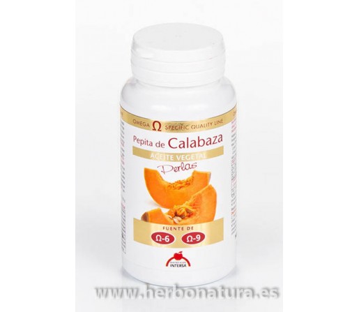 Aceite Pepita de Calabaza prensado en frío 50 perlas INTERSA