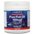 Aceite de Pescado 1100mg. EPA 360mg. DHA 240mg. 120 perlas LAMBERTS