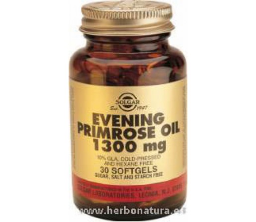 Aceite de Prímula de rosa 1300 mg 30 Cápsulas blandas SOLGAR