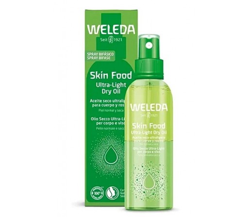 Skin Food Aceite Seco Ultraligero para Cuerpo y Rostro 100ml. WELEDA