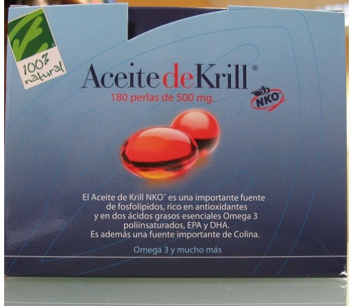 Aceite de Krill NKO 120 perlas de 500mg. 100% NATURAL