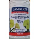 Aceite de Prímula Extra Alta Potencia con Borraja 90 cápsulas LAMBERTS en Herbonatura.es