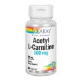 Acetil L-Carnitina 500mg. Acetyl L- Carnitine 30 Cápsulas vegetales SOLARAY