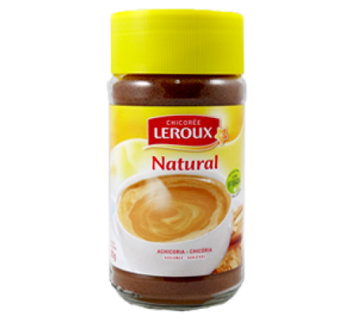 Achicoria Soluble, Sustituto del café (sin cafeína), con fibra. 200gr. LEROUX