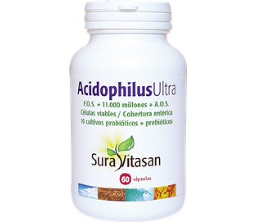 Acidophilus Ultra 11 cepas 60 cápsulas SURA VITASAN