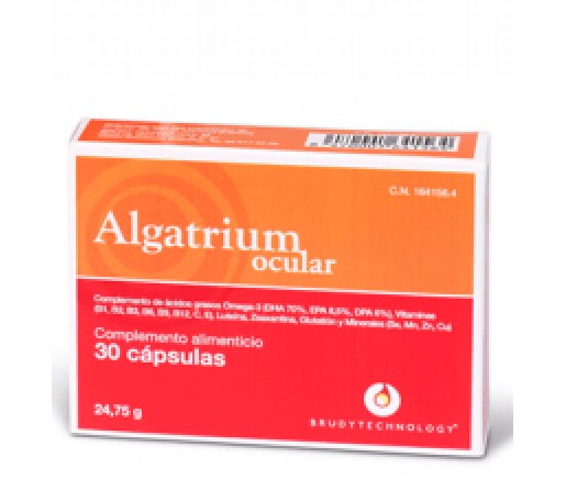 Algatrium Ocular Omega 3, DHA 30 perlas Solaray BRUDYTECHNOLOGY