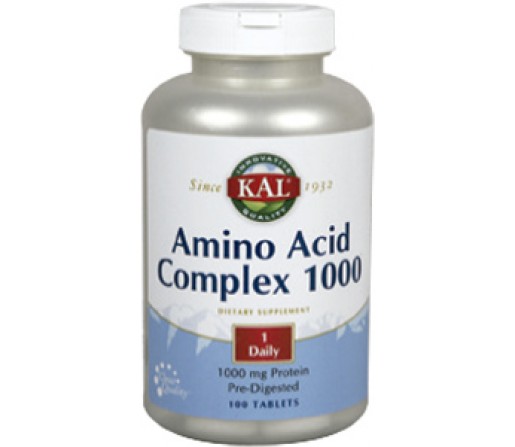 100 Comprimidos Amino Acid Complex 1000 Caseína Hidrolizada - KAL