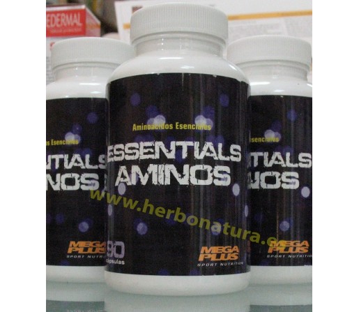 Aminoácidos Esenciales Resistencia, Volumen y Recuperación 90 cápsulas MEGA PLUS