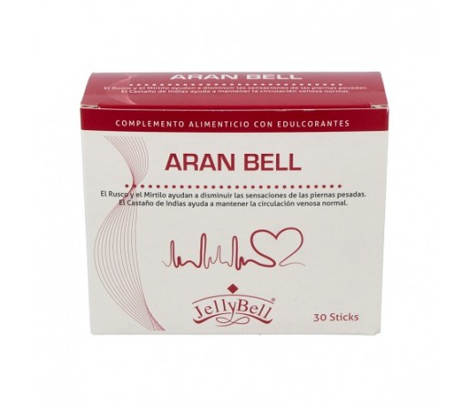 Aran Bell, Circulatorio con Castaño de Indias, Rusco, Rutina, Vid, Meliloto... 30 sticks JELLYBELL