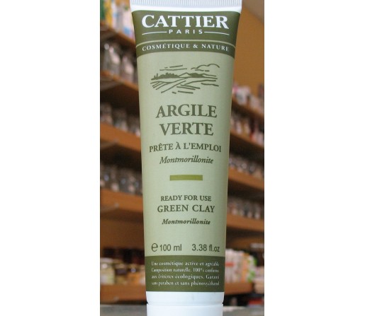 Arcilla Verde Tubo, lista para su uso 100gr. CATTIER