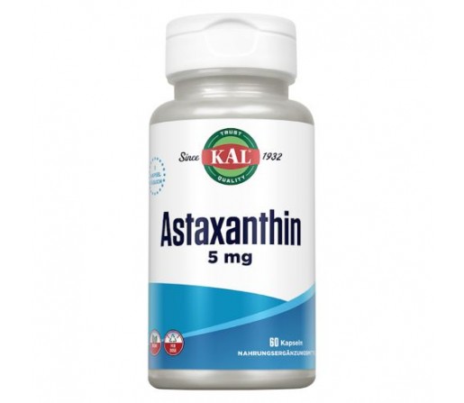 Astaxantina 5 mg Astaxanthin Kal SOLARAY