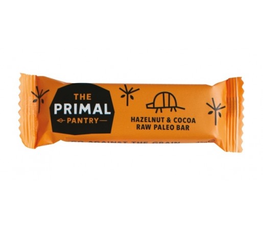 Barritas Paleo avellanas, almendras, cacao ecológico, vainilla ecológica, Dátiles y Aceite de Almendras 45gr. THE PRIMAL PANTRY