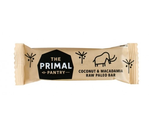 Barritas Paleo Coco, Macadamia, Anacardos, Dátiles y Aceite de Almendras 45gr. THE PRIMAL PANTRY