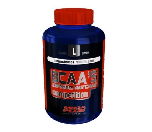BCAA. Competition Masticables Limón Aminoácidos ramificados 200 comprimidos MEGA PLUS