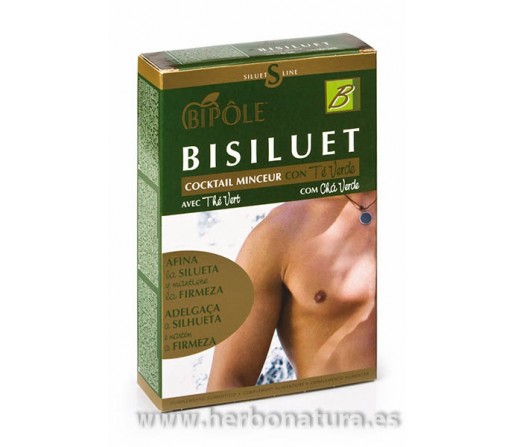 Bisiluet Cocktail Minceur con Té Verde 20 ampollas INTERSA