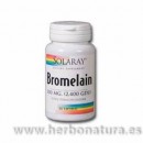 Bromelaina Bromelain digestión 60 cápsulas SOLARAY en Herbonatura.es