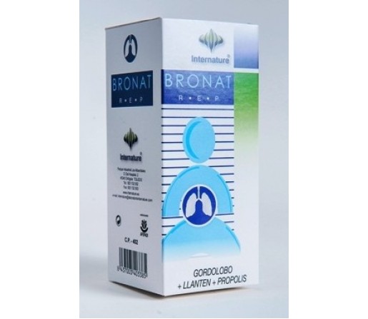 Bronat REP Jarabe Gordolobo, Llantén, Própolis, Cisteina, Betacaroteno 250ml. INTERNATURE