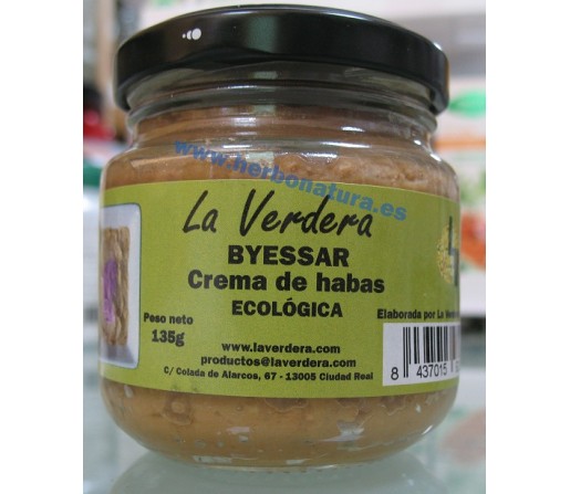 Byessar Crema de Habas Ecológica 135gr. LA VERDERA