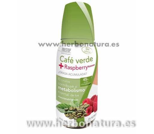 Café Verde Sin Cafeina con Cromo Triestop 250ml. ELADIET