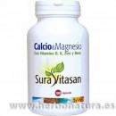 Calcio & Magnesio con Vitamina D, K, Zinc y Boro 100 cápsulas SURA VITASAN en Herbonatura.es