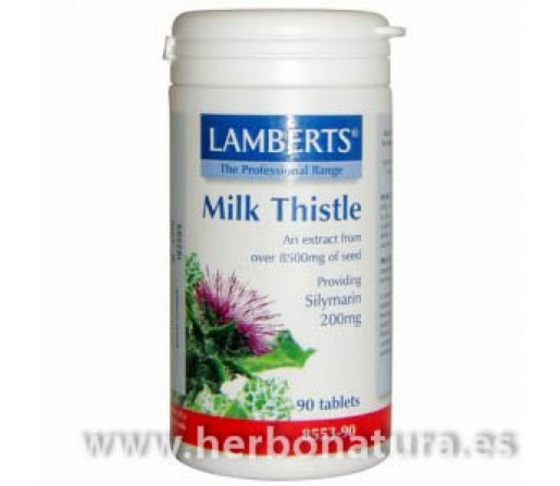 Cardo Mariano Milk Thistle Depuración 90 comprimidos LAMBERTS