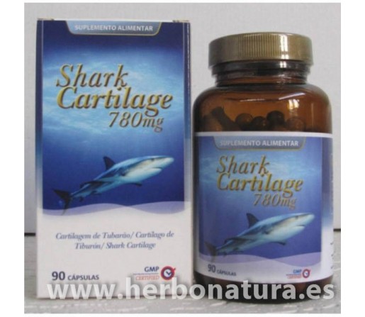 Cartílago  de Tiburón Shark Cartilage 780mg. 90 cápsulas QUALITY OF LIFE LABS