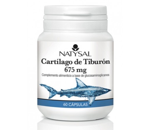 Cartílago de Tiburón 675mg. 60 cápsulas NATYSAL