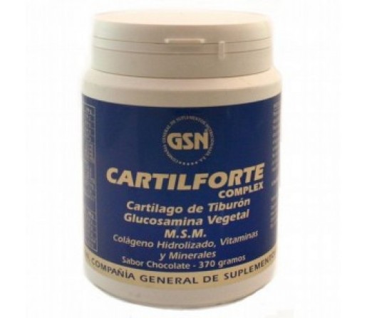 Cartilforte Complex Cartílago, Colágeno, Glucosamina y MSM Limon 370gr. GSN