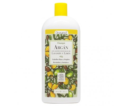 Champú Bio de Argán y A. E. de Lavandín y Limón 500ml. DRASANVI