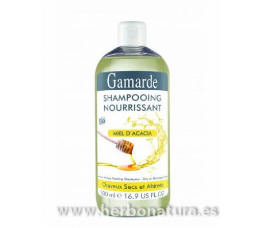 Champú Nutritivo Ecológico Cabello Seco y Dañado 500ml. GAMARDE