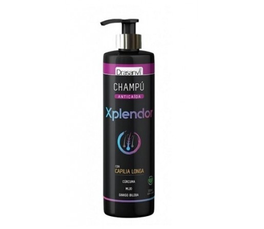 Champú Xplendor con Capilia longa, Cúrcuma, Mijo y Ginkgo 300ml. DRASANVI