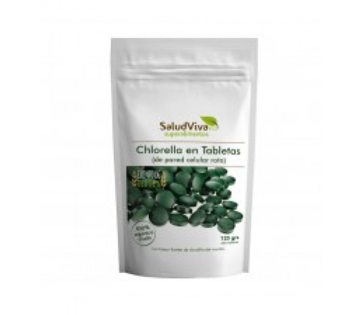 Chlorella Pastillas Ecológica 125gr. 260 tabletas SALUD VIVA