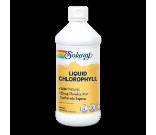 Clorofila Líquida Chlorophyll Sunny Green 480ml. SOLARAY