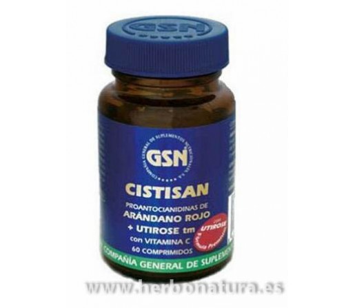 Cistisan (Histisan) Arándano Rojo Utirose infecciones orina 60 comprimidos GSN