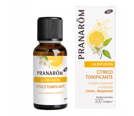 Mezcla Difusor Cítrico Tonificante Biológico La Difusión 30ml. PRANAROM