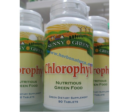 Clorofila Chlorophyll Sunny Green 90 comprimidos SOLARAY