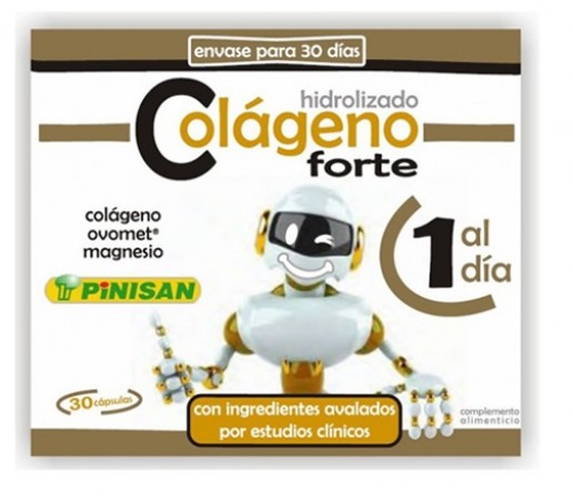 Colágeno Forte (colágeno, ovomet, magnesio...) 30 cápsulas PINISAN