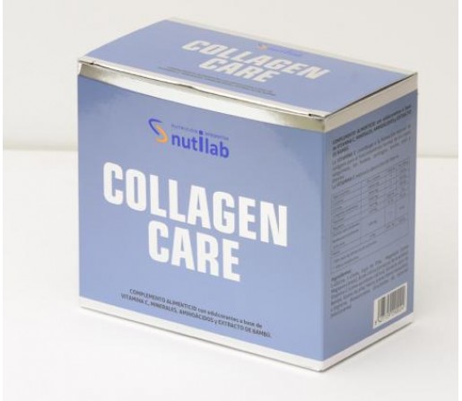Collagen Care con Estevia, glicina, lisina, arginina... 30 sobres NUTILAB