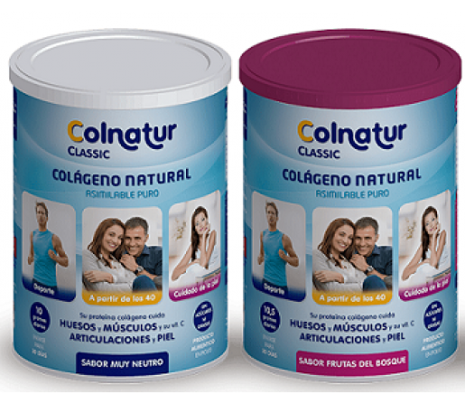 Colnatur Classic Sabor Neutro, Colágeno, Vitamina C 300gr. PROTEIN