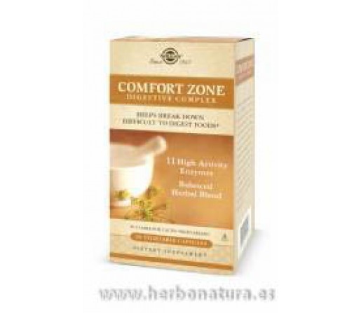 Comfort Zone Digestive Complex Digestivo. 90 Cápsulas Vegetales SOLGAR