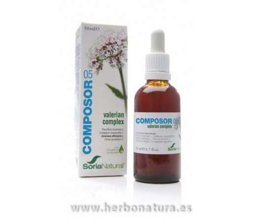 Composor 5 Valerian Complex 50ml. SORIA NATURAL