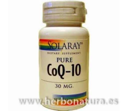 Coenzima Q10. 30mg. 30 perlas SOLARAY