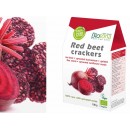 Crackers Raw Remolacha, Lino, sarraceno y girasol germinados, biológicos 100gr. BIOTONA en Herbonatura.es